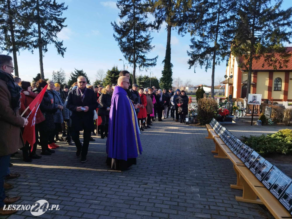 Poświęcenie tabliczek powstańczych