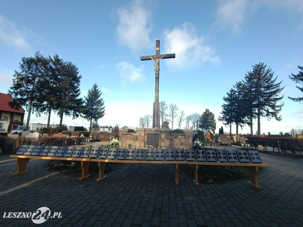 Poświęcenie tabliczek powstańczych