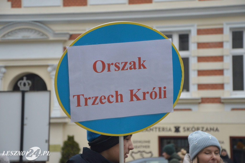 Orszak Trzech Króli przeszedł ulicami Leszna