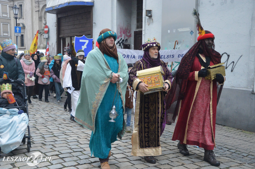 Orszak Trzech Króli przeszedł ulicami Leszna