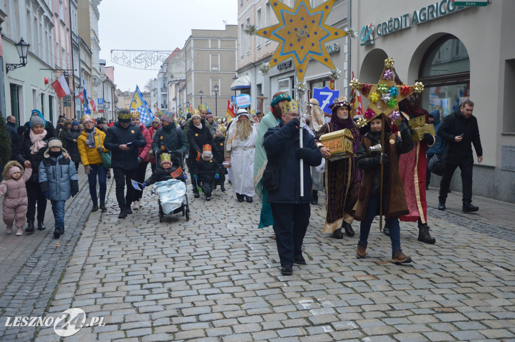 Orszak Trzech Króli przeszedł ulicami Leszna