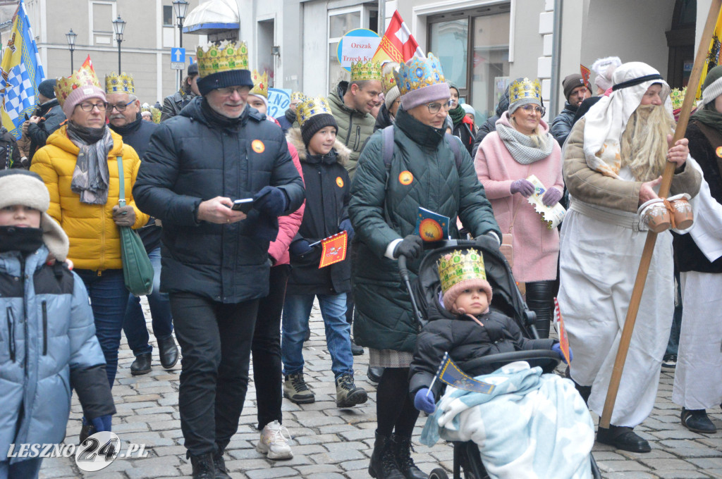 Orszak Trzech Króli przeszedł ulicami Leszna