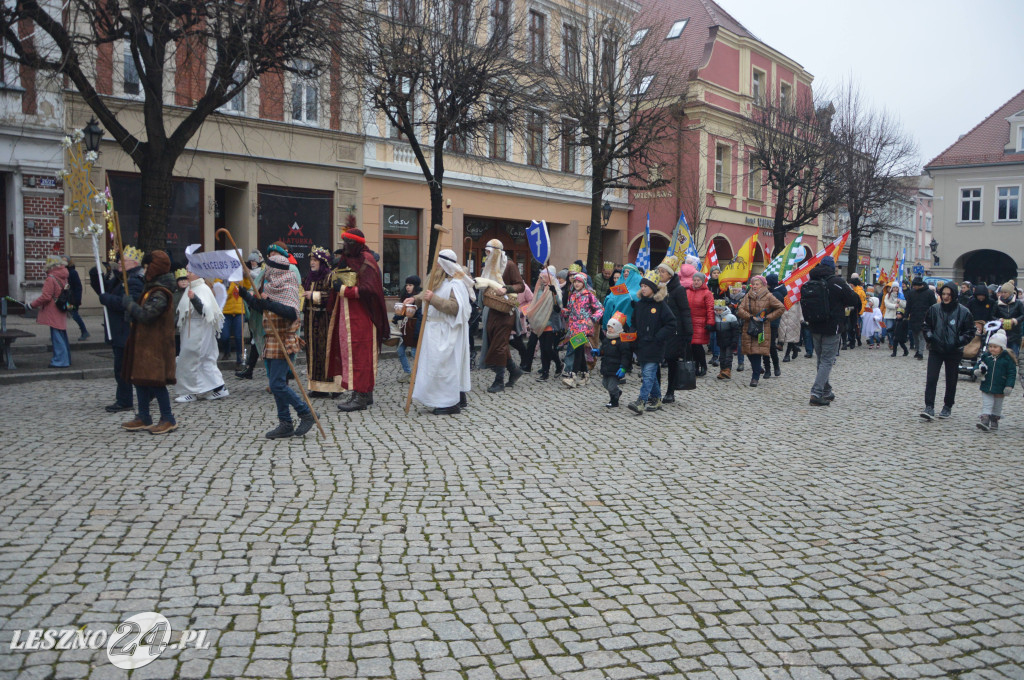 Orszak Trzech Króli przeszedł ulicami Leszna