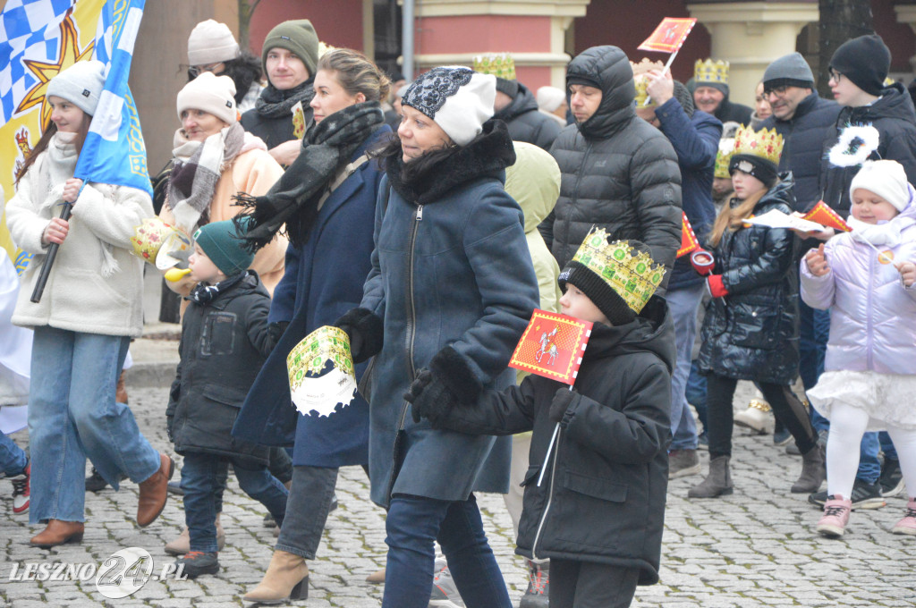 Orszak Trzech Króli przeszedł ulicami Leszna