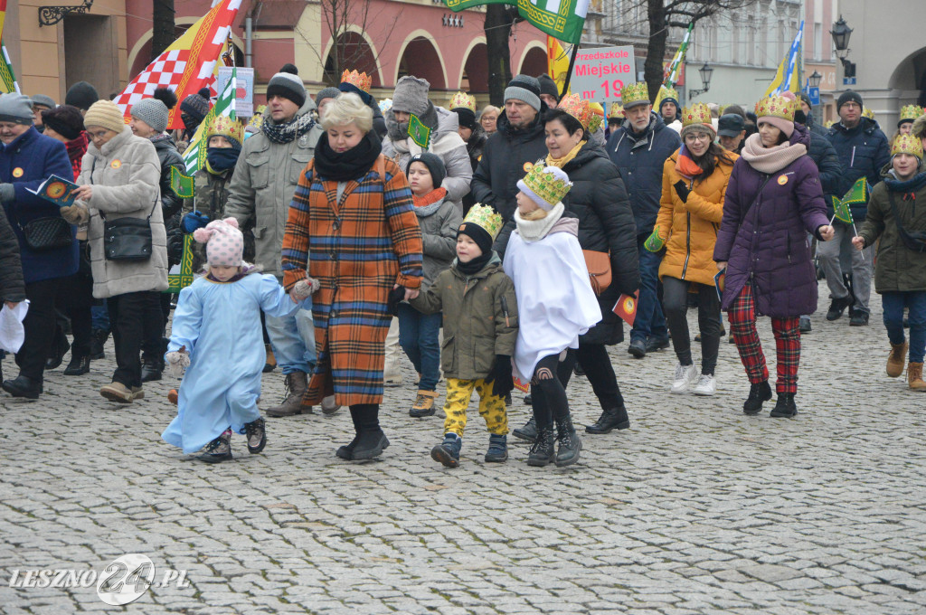 Orszak Trzech Króli przeszedł ulicami Leszna