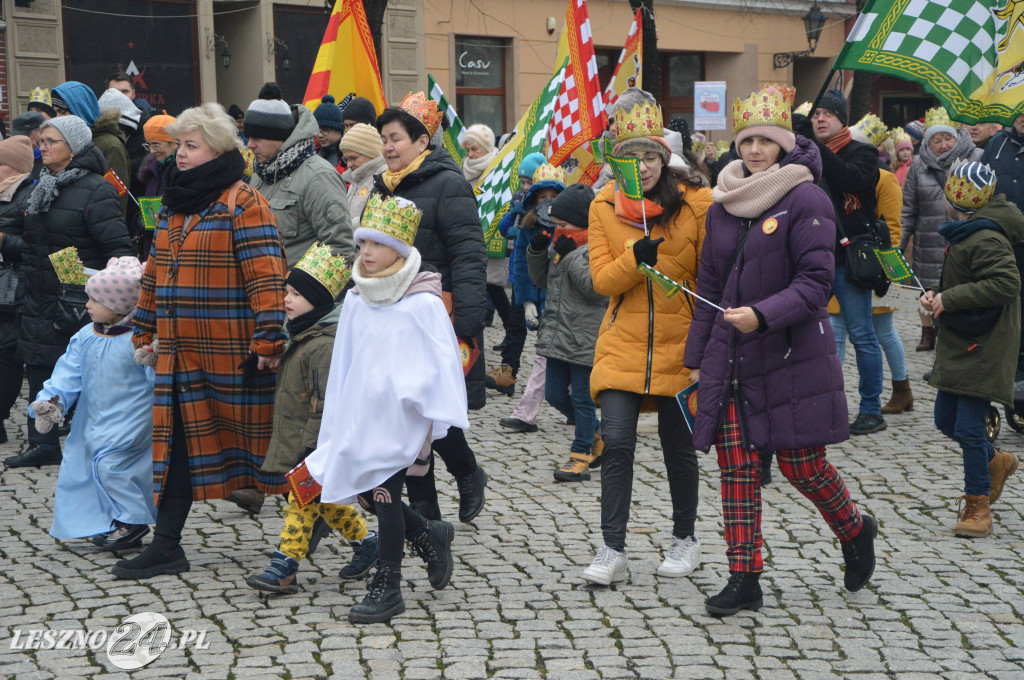 Orszak Trzech Króli przeszedł ulicami Leszna