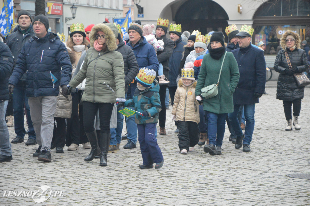 Orszak Trzech Króli przeszedł ulicami Leszna
