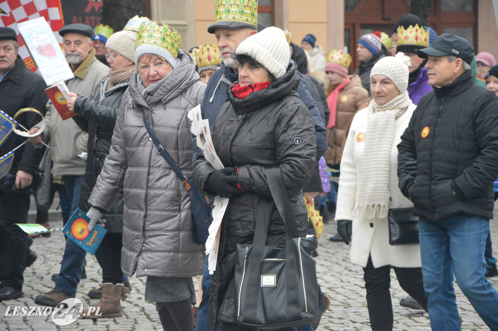 Orszak Trzech Króli przeszedł ulicami Leszna