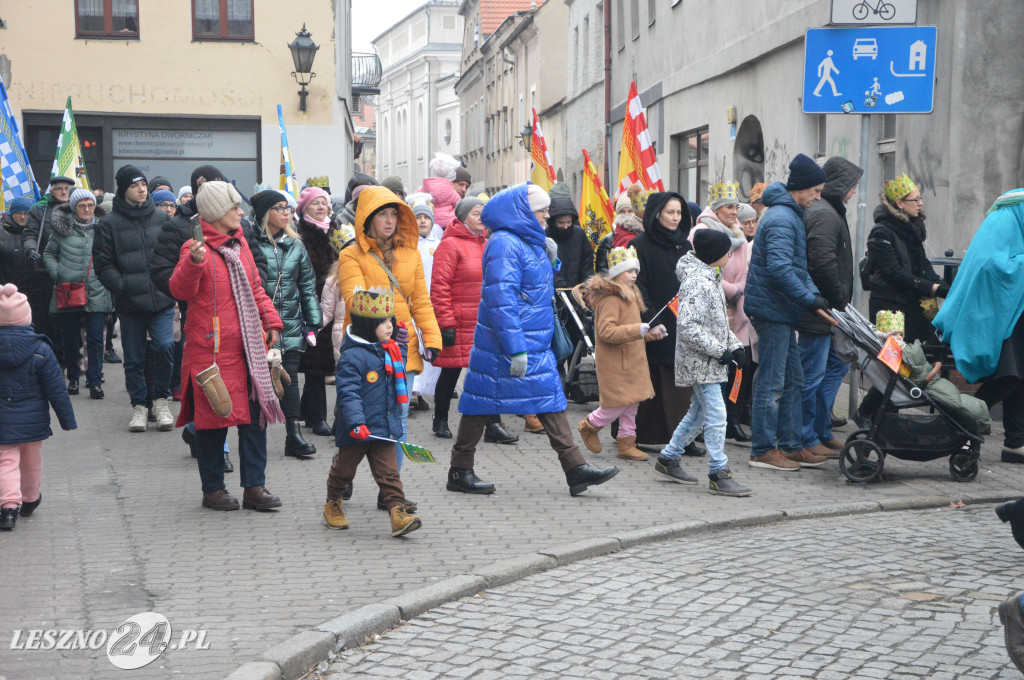 Orszak Trzech Króli przeszedł ulicami Leszna