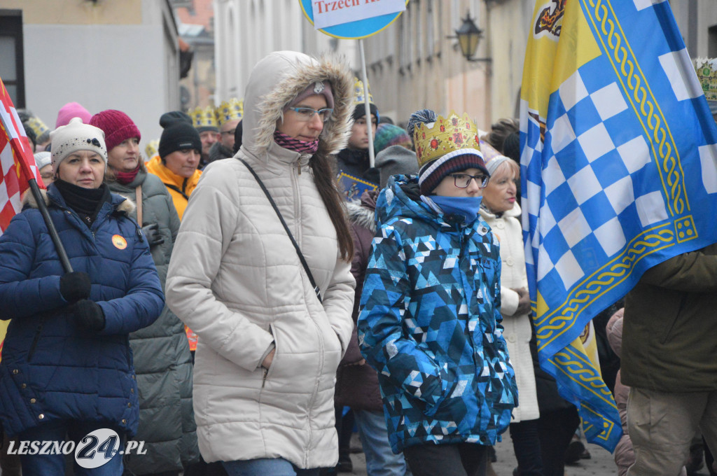 Orszak Trzech Króli przeszedł ulicami Leszna