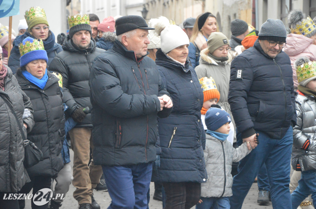 Orszak Trzech Króli przeszedł ulicami Leszna