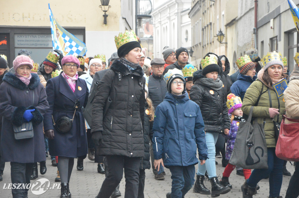 Orszak Trzech Króli przeszedł ulicami Leszna