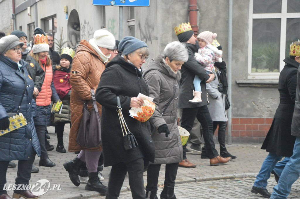 Orszak Trzech Króli przeszedł ulicami Leszna