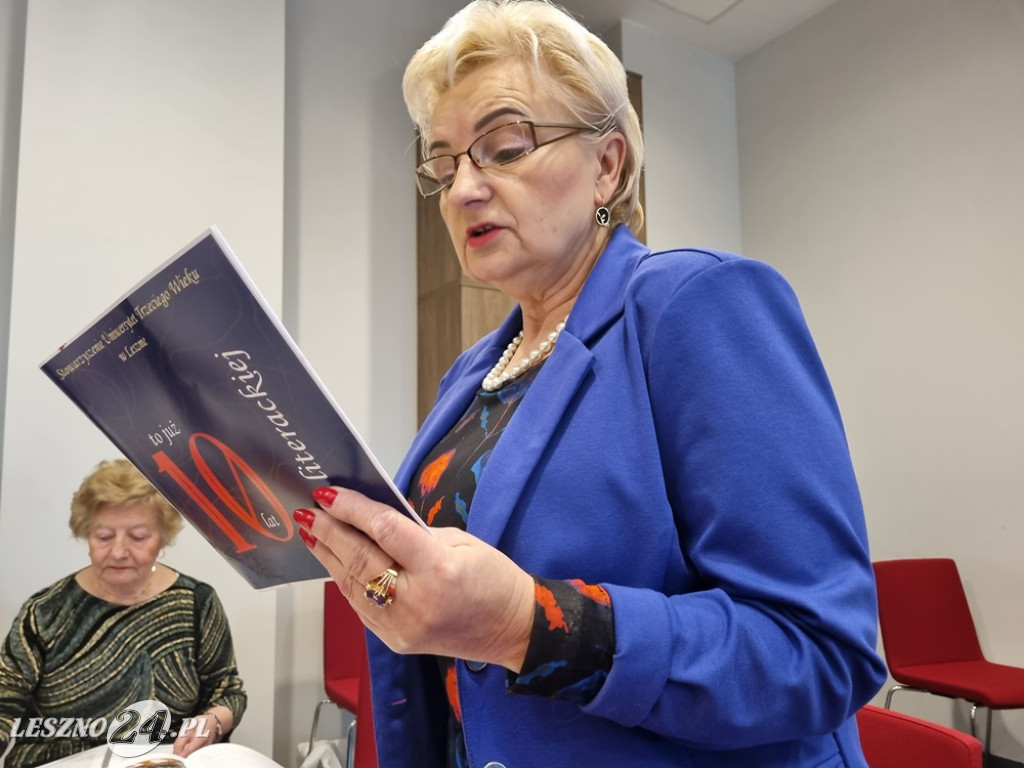 10 lat sekcji literackiej UTW w Lesznie