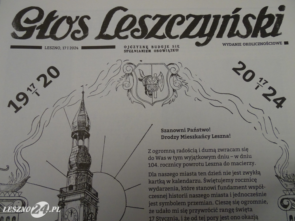 Nagrodzeni za pracę dla Leszna