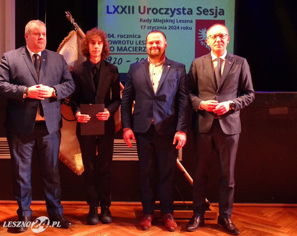 Nagrodzeni za pracę dla Leszna