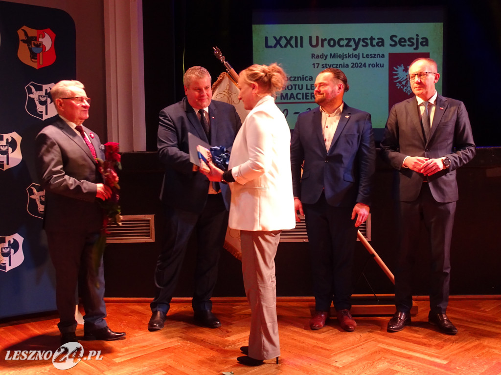 Nagrodzeni za pracę dla Leszna