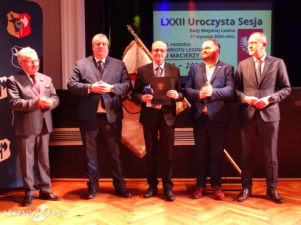 Nagrodzeni za pracę dla Leszna