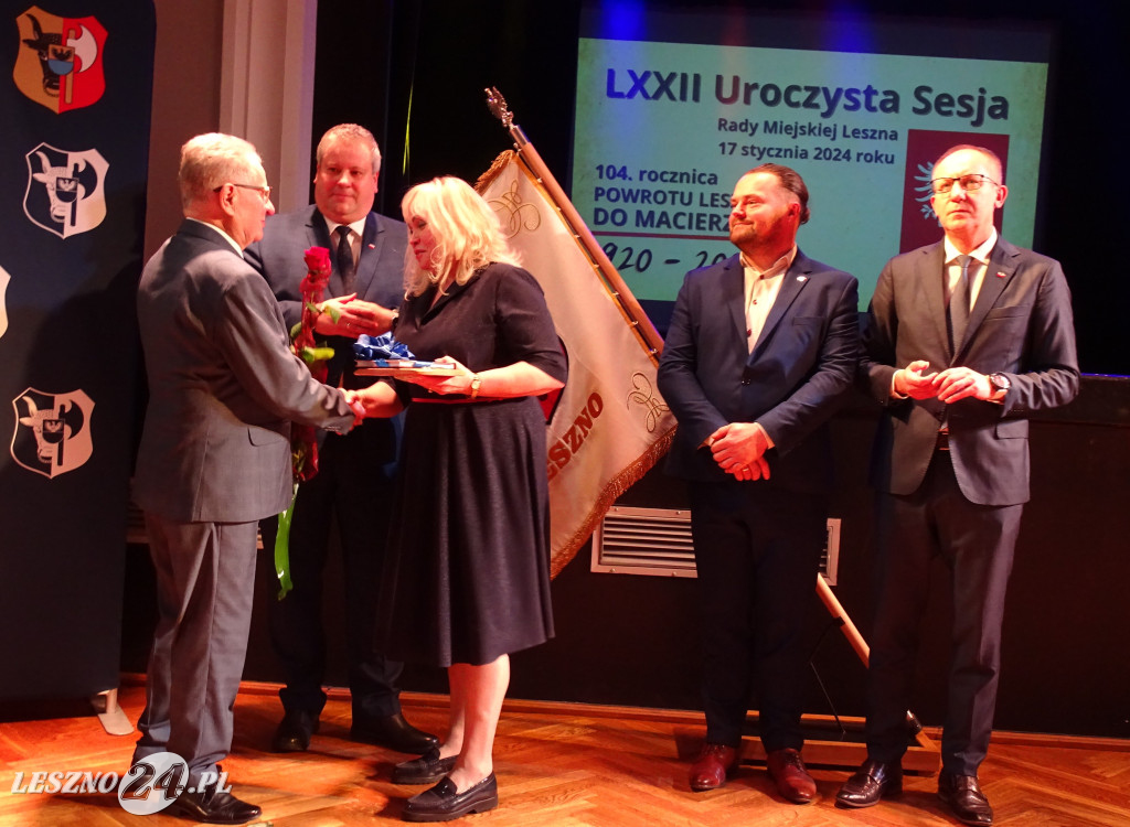 Nagrodzeni za pracę dla Leszna