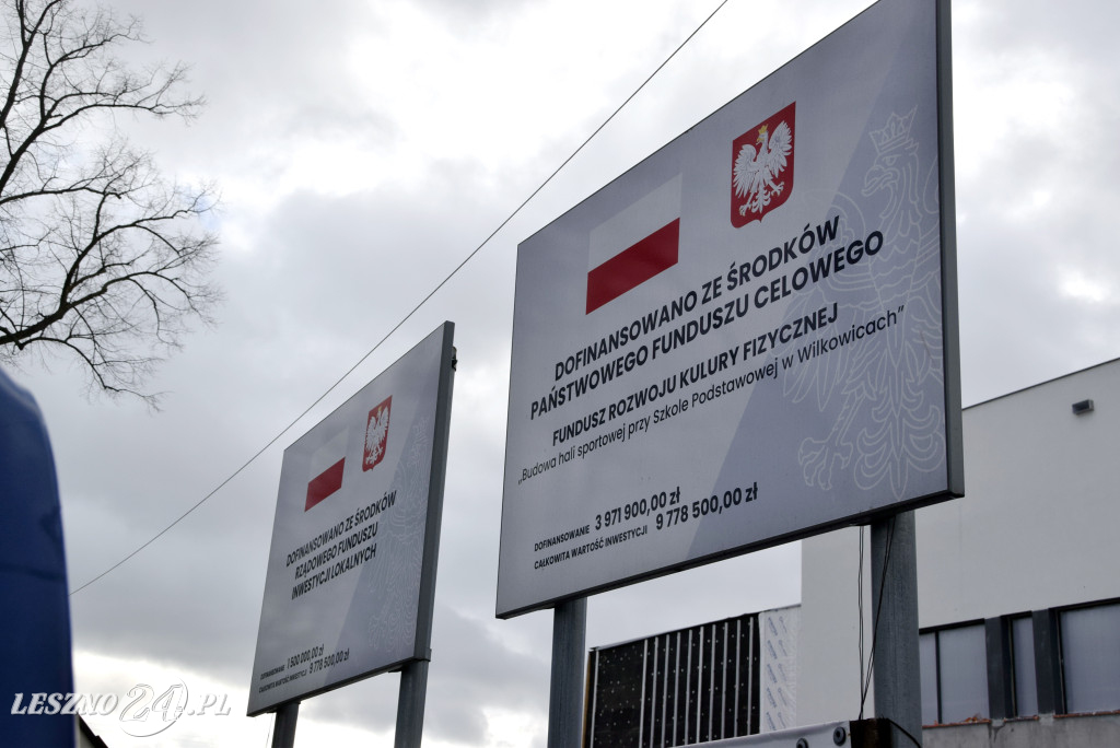 Budowa hali sportowej w Wilkowicach