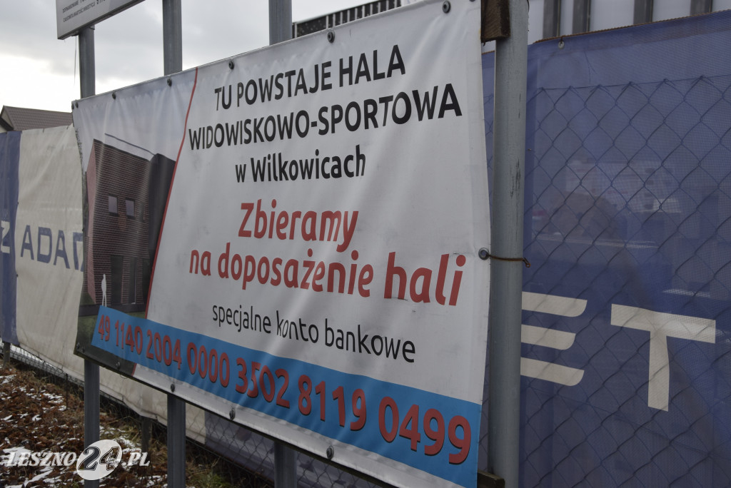 Budowa hali sportowej w Wilkowicach