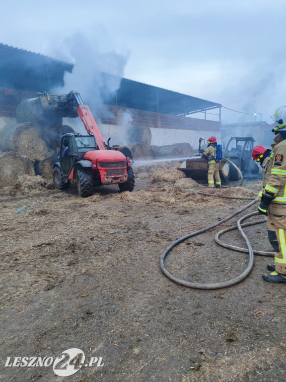 W Wojnowicach spaliła się ładowarka