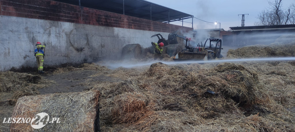 W Wojnowicach spaliła się ładowarka