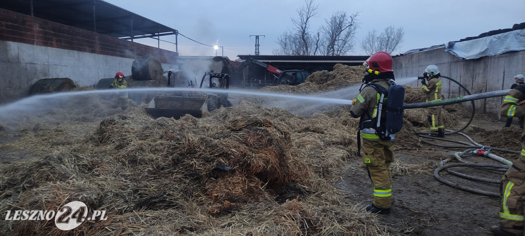 W Wojnowicach spaliła się ładowarka