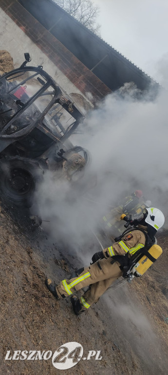 W Wojnowicach spaliła się ładowarka