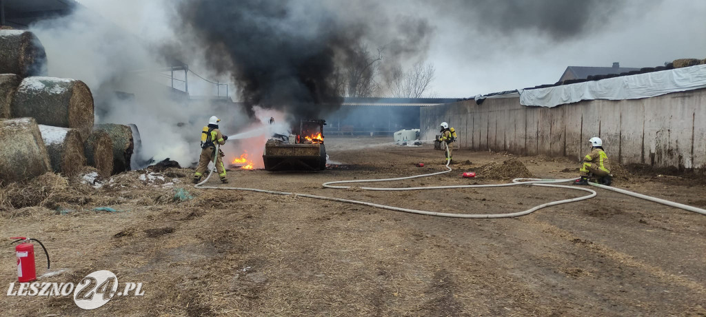 W Wojnowicach spaliła się ładowarka