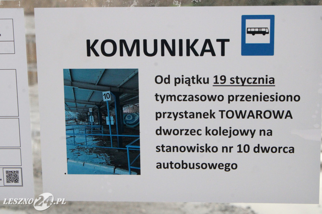 Przystanek MZK przeniesiony na PKS