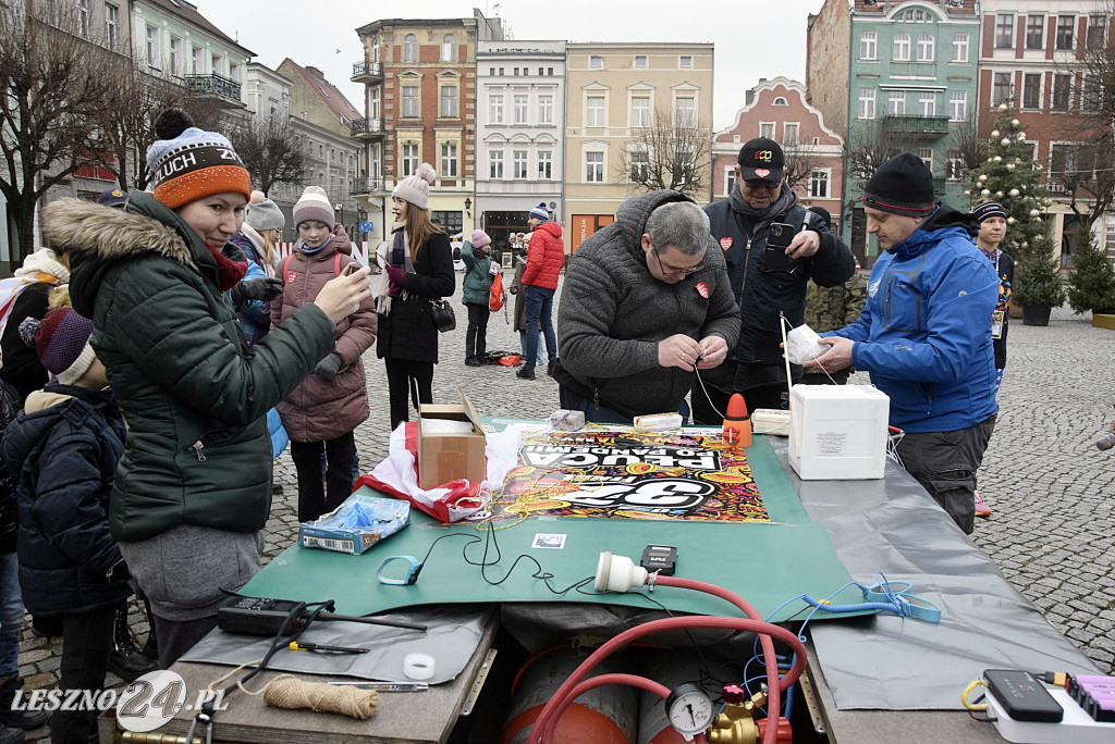 Balon WOŚP wystartował w Lesznie