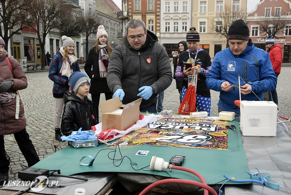 Balon WOŚP wystartował w Lesznie