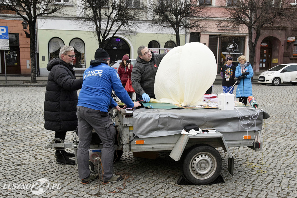 Balon WOŚP wystartował w Lesznie