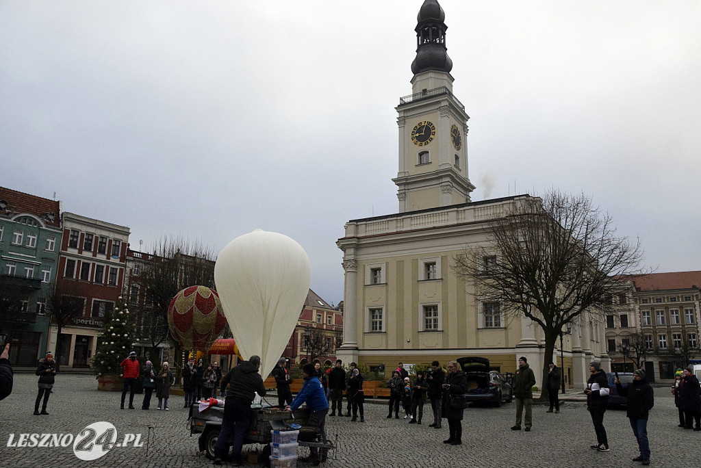 Balon WOŚP wystartował w Lesznie