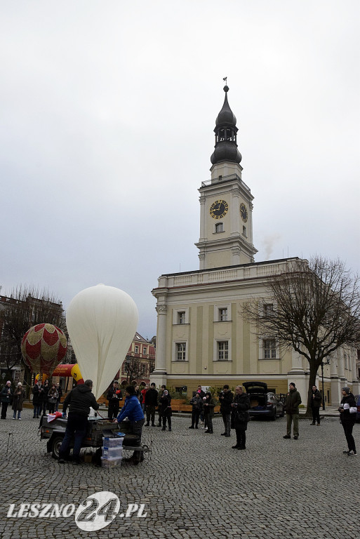 Balon WOŚP wystartował w Lesznie