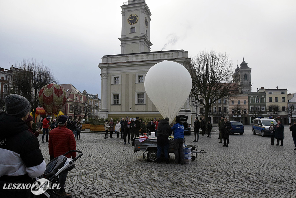 Balon WOŚP wystartował w Lesznie