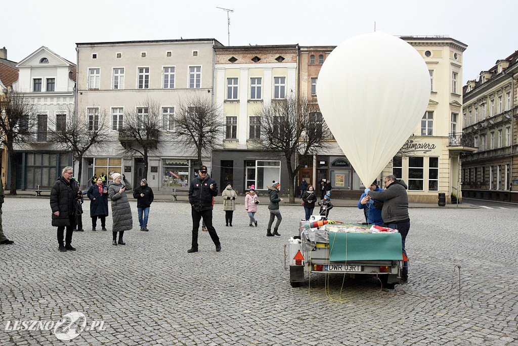 Balon WOŚP wystartował w Lesznie