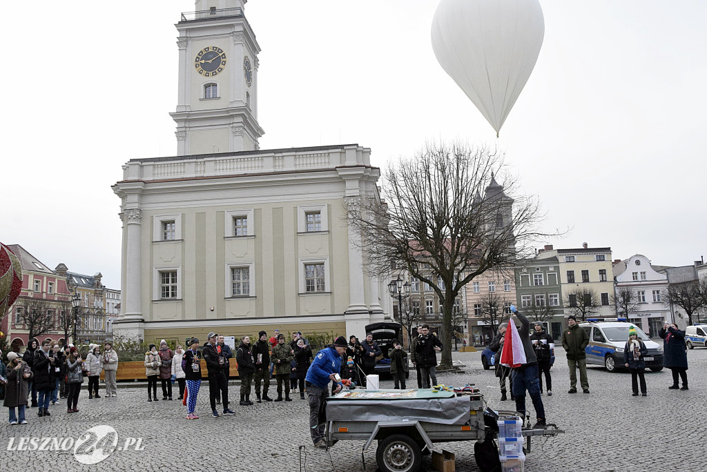 Balon WOŚP wystartował w Lesznie