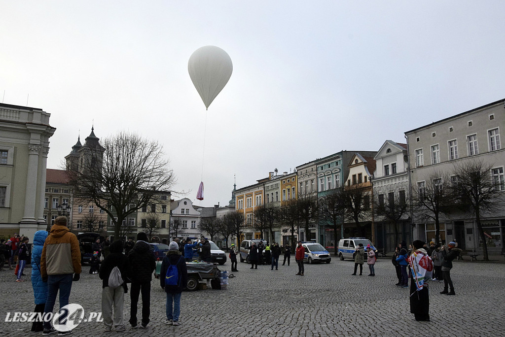 Balon WOŚP wystartował w Lesznie