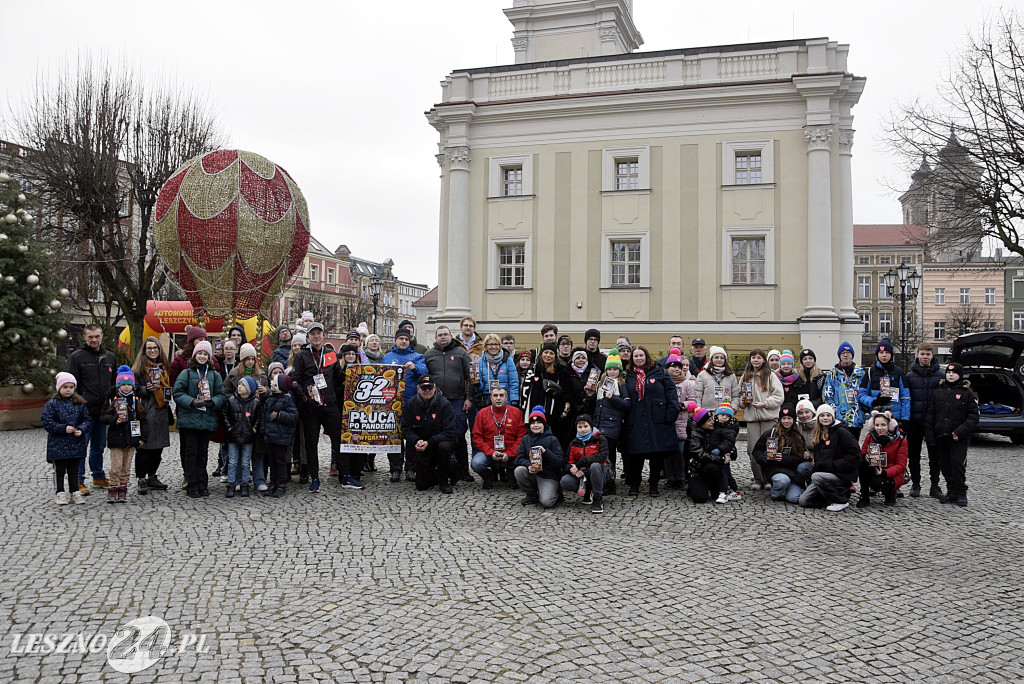 Balon WOŚP wystartował w Lesznie
