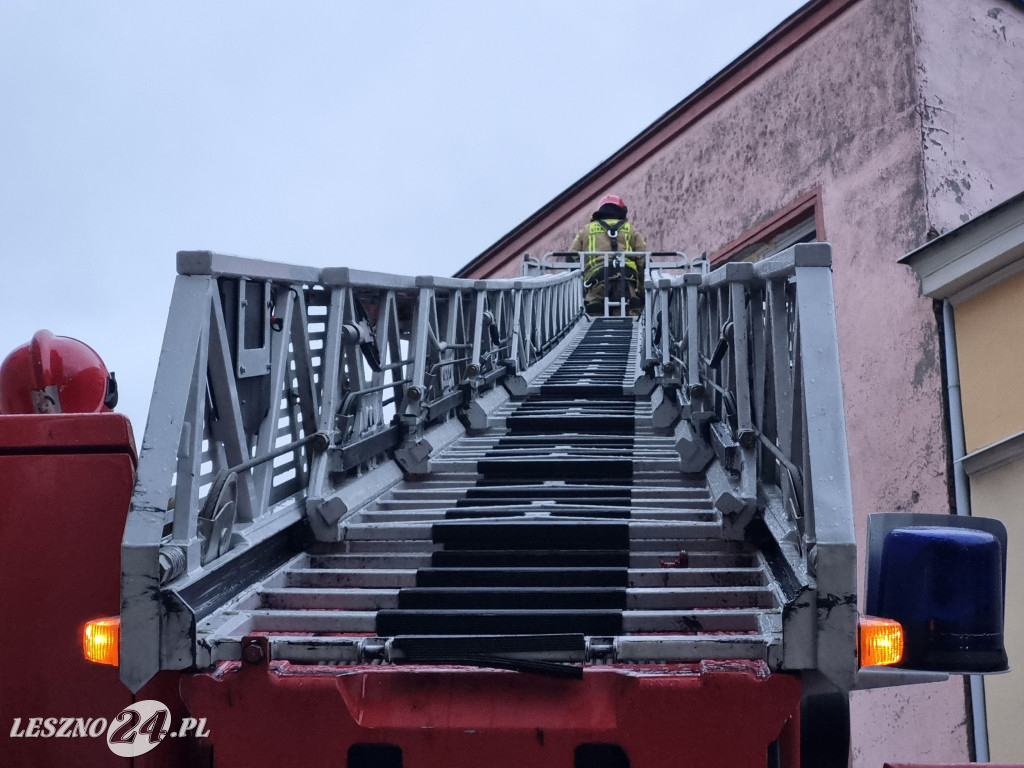 Strażacy działali przy Leszczyńskich