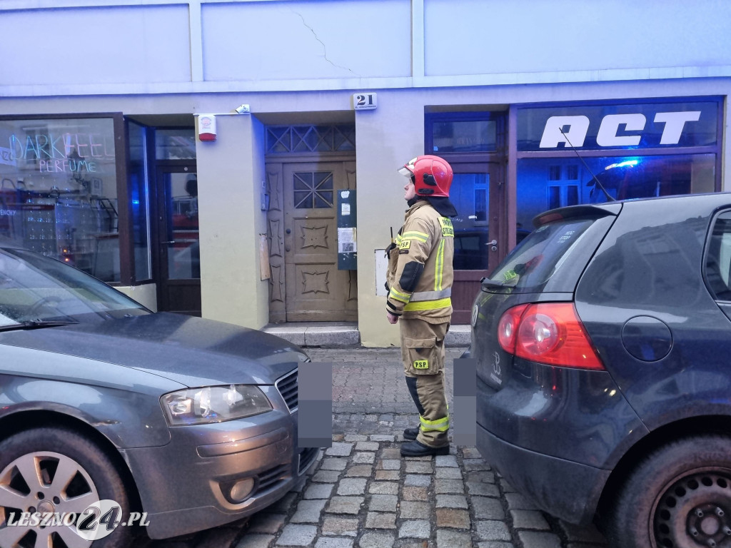 Strażacy działali przy Leszczyńskich