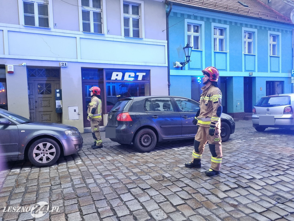 Strażacy działali przy Leszczyńskich
