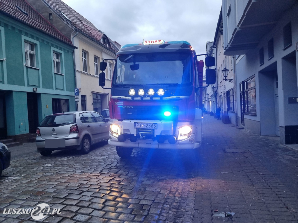 Strażacy działali przy Leszczyńskich