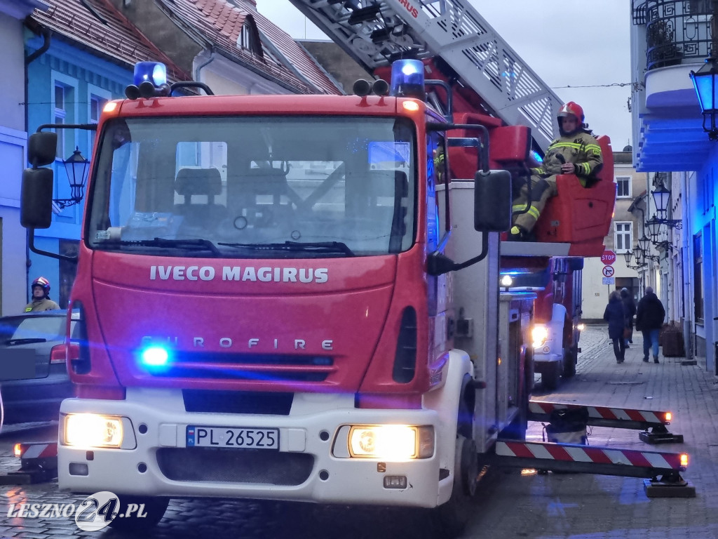 Strażacy działali przy Leszczyńskich