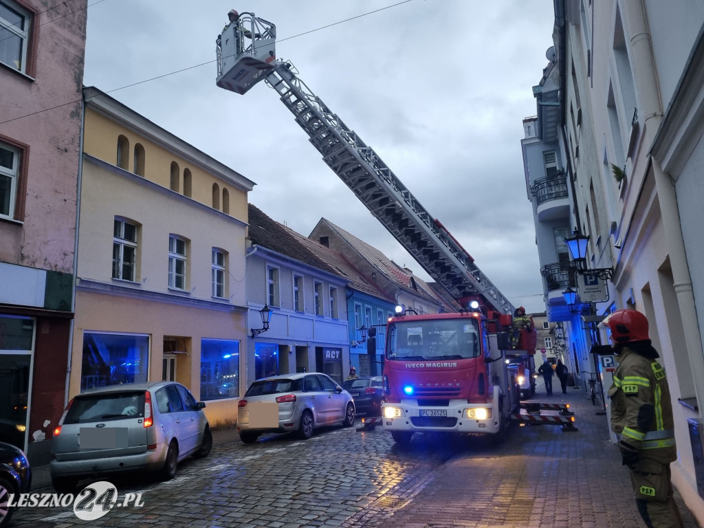 Strażacy działali przy Leszczyńskich