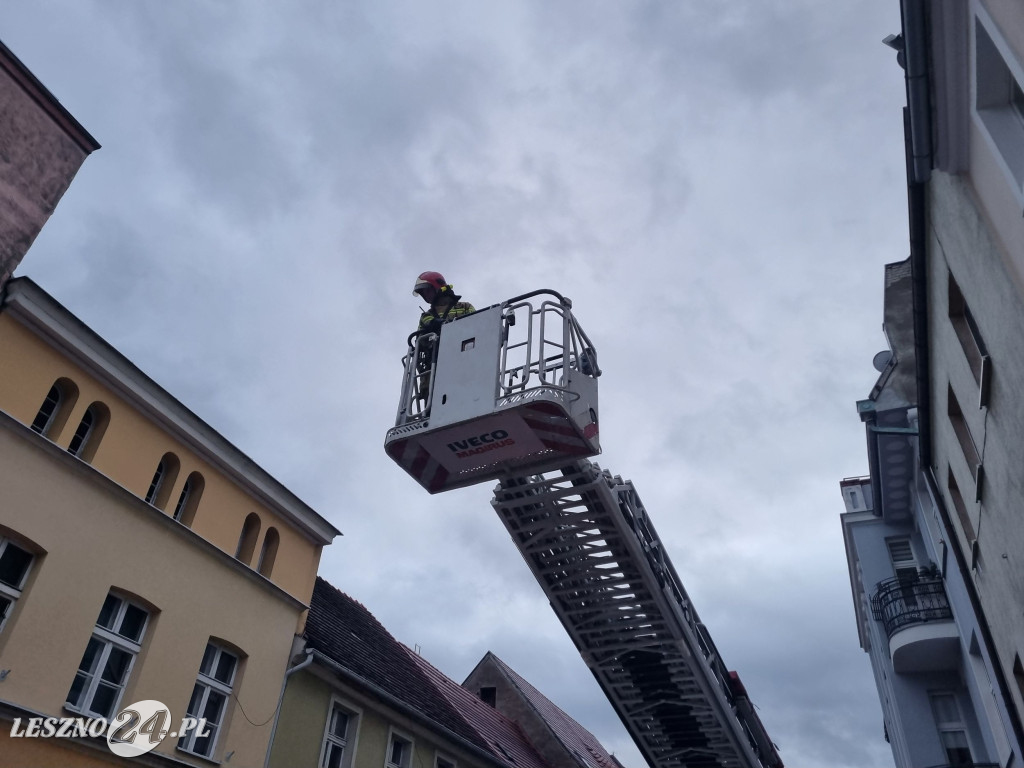 Strażacy działali przy Leszczyńskich
