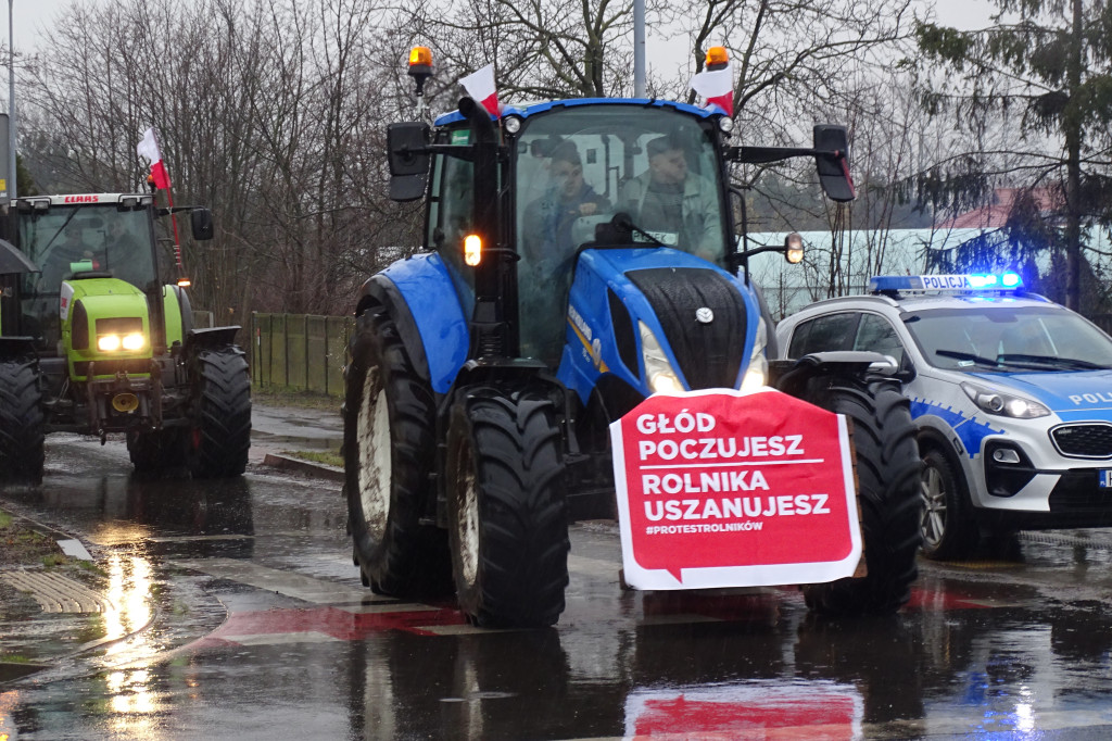 Protest rolników, 9 lutego 2024, Leszno
