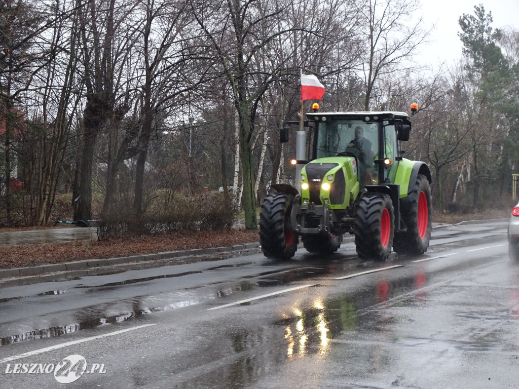 Protest rolników, 9 lutego 2024, Leszno